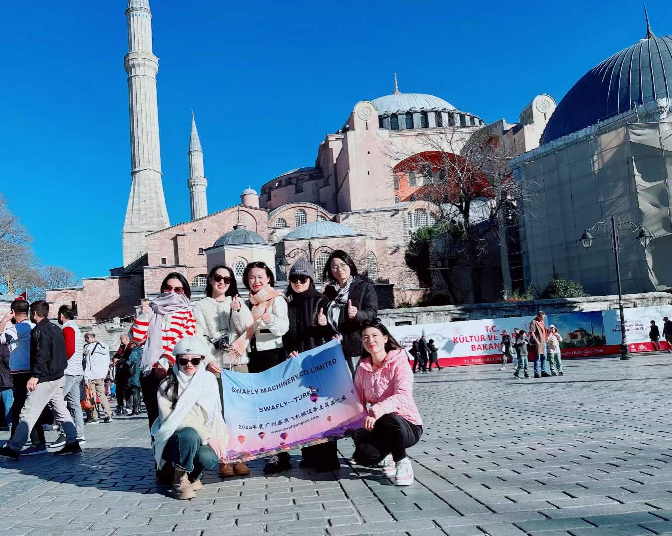 Evento de formação de equipe da empresa SWAFLY na Turquia