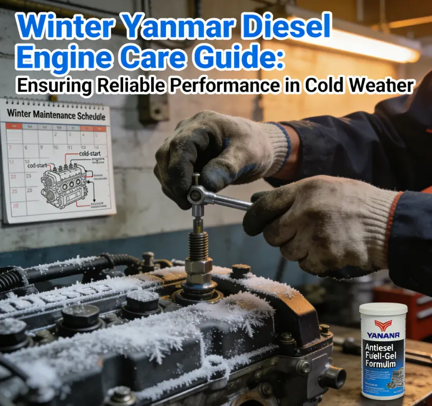 Guia de cuidados com o motor diesel Yanmar de inverno: garantindo desempenho confiável em climas frios